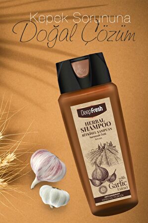 Deep Fresh Kepekli Saçlar İçin Kepek Önleyici Sarımsaklı Şampuan 500 ml