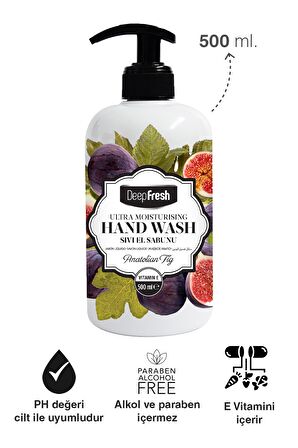 Deep Fresh Garden Nemlendirici Sıvı Sabun Anadolu İnciri 500 ml