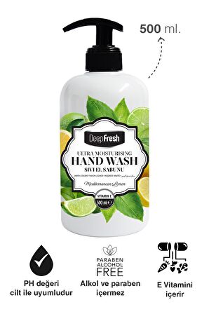 Deep Fresh Garden Nemlendirici Sıvı Sabun Akdeniz Limonu 500 ml