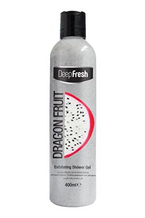 Deep Fresh Exfoliating Ejder Meyvesi Aromalı Arındırıcı Tüm Ciltler İçin Kalıcı Kokulu Duş Jeli 400 ml