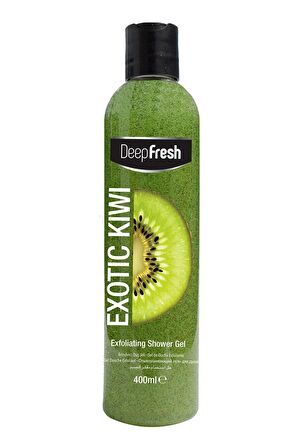 Deep Fresh Exfoliating Kivi Aromalı Arındırıcı Tüm Ciltler İçin Kalıcı Kokulu Duş Jeli 400 ml