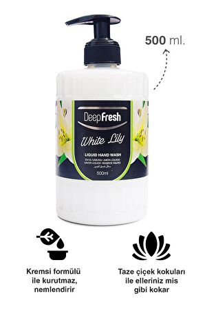 Deep Fresh Romance Sıvı Sabun Beyaz Zambak 500 ml