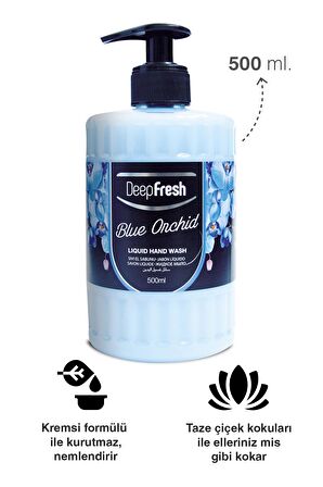 Deep Fresh Romance Sıvı Sabun Mavi Orkide 500 ml