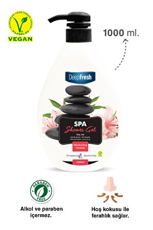 Deep Fresh Spa Tüm Ciltler İçin Kalıcı Kokulu Duş Jeli 1000 ml