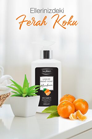 Deep Fresh Parfümlü Sıvı Sabun Mandalina 400 ml