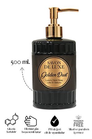 Savon De Luxe Classic Line Golden Dust Luxury Sıvı Sabun 500 ml