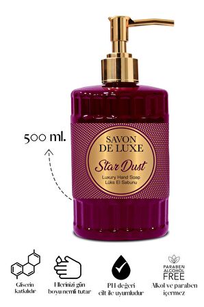 Savon De Luxe Classic Line Star Dust Luxury Sıvı Sabun 500 ml