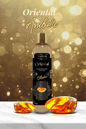 Deep Fresh Oriantel Amber Aromalı Nemlendirici Tüm Ciltler İçin Duş Jeli 400 ml