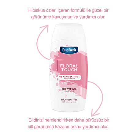 Deep Fresh Floral Touch Duş Jeli Hibiskus Özü 400ml