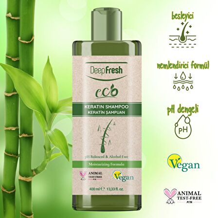 Deep Fresh Eco Serisi Keratin Şampuan 400 ml