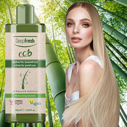 Deep Fresh Eco Serisi Keratin Şampuan 400 ml