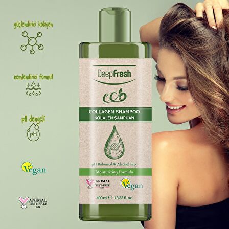 Deep Fresh Eco Serisi Kolajen Şampuan 400 ml