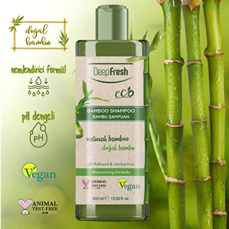 Deep Fresh Eco Serisi Bambu Şampuan 400 ml