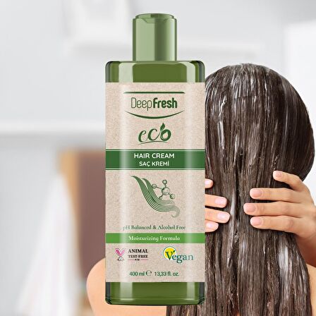 Deep Fresh Eco Serisi Biyotin Saç Kremi 400 ml