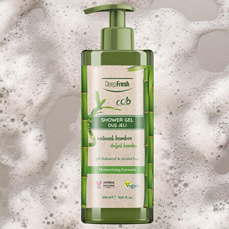 Deep Fresh Eco Serisi Doğal Bambu Duş Jeli 500 ml