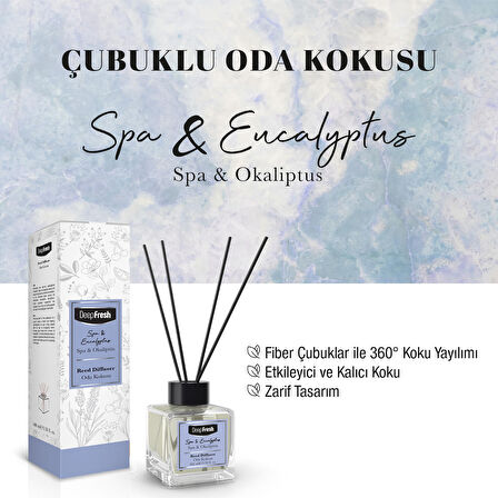 Deep Fresh Çubuklu Oda Kokusu Spa & Okaliptus 100 ml