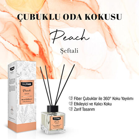 Deep Fresh Çubuklu Oda Kokusu Şeftali 100 ml