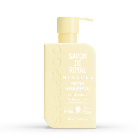 Savon De Royal - Biotin İçeren - Aşırı İşlem Görmüş Saçlar İçin Onarım Etkili Şampuan 500 ml