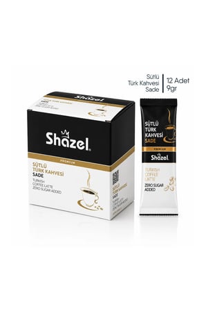 Shazel Sütlü Türk Kahvesi Sade x 3 Adet