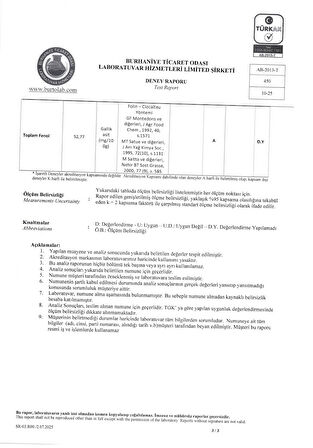  500 ML Natürel Sızma Zeytinyağı (2025/26) Soğuk Sıkım Filtresiz