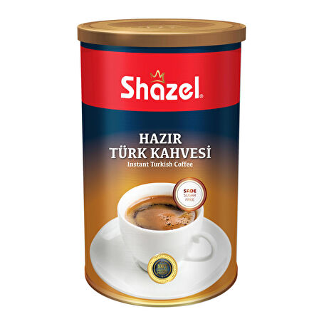 Shazel Hazır Türk Kahvesi 500 g Teneke / Sade