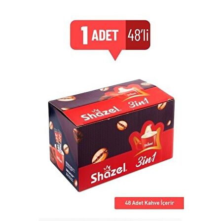 SHAZEL 3in1 18G x 48 Adet