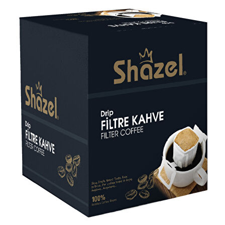 SHAZEL Drip Filtre Kahve Klasik 8G x 12 Adet