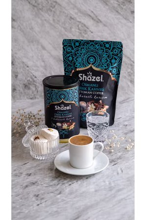 Shazel Hazır Menengiç Kahvesi 200 gr x 1 Adet + Osmanlı Dibek Kahvei 200 x 2 Adet 