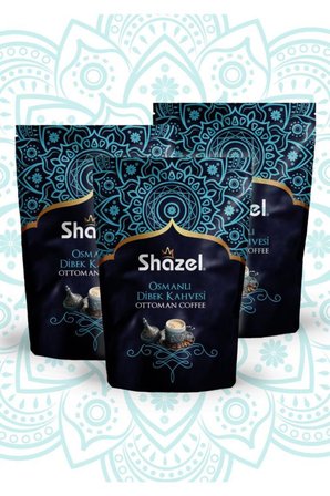 Shazel Dibek Öğütülmüş Osmanlı Türk Kahvesi 3x200 gr 