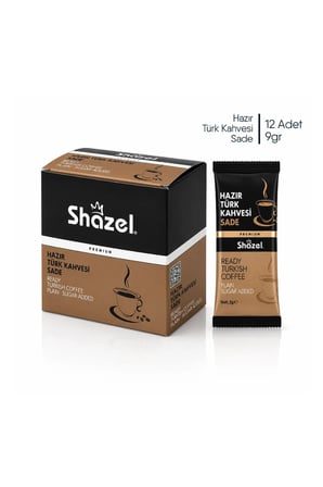 Shazel Hazır Türk Kahvesi Sade x 6 Adet