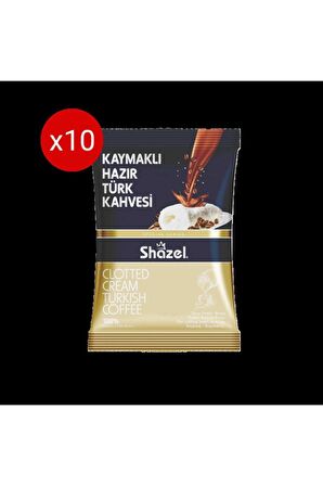Shazel Kaymaklı Öğütülmüş Türk Kahvesi 10x100 gr 