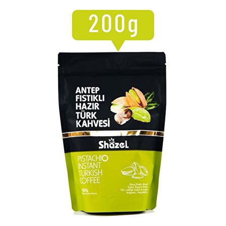 ANTEP FISTIKLI HAZIR TÜRK KAHVESİ 200g DOYPACK (Aromalı)
