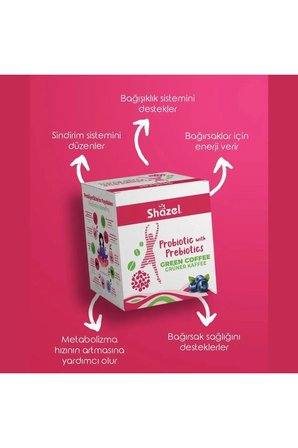 Probiyotik&Prebiyotik DETOKS Yeşil Kahve 4G x 14 Adet
