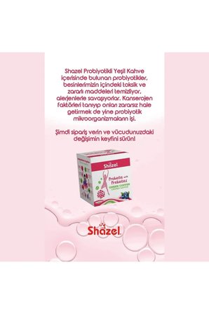 Probiyotik&Prebiyotik DETOKS Yeşil Kahve 4G x 14 Adet