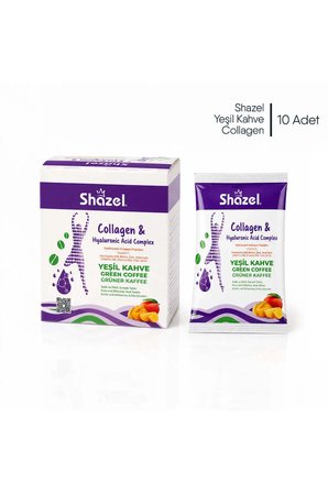 Kolojenli Ve Hyaluronik Asitli Detoks Yeşil Kahve 10g X 12 Adet
