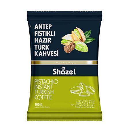 Shazel Special Antep Fıstıklı Hazır Türk Kahvesi 100g 