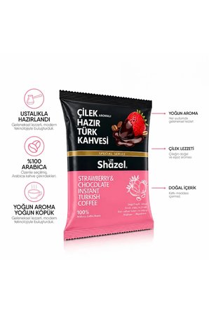 Hazır Türk Kahvesi | Çilekli | 100 gr | 3 Paket