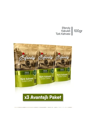 Efendy Geleneksel Türk Kahvesi | Kakuleli | | Doypack | 100 gr | 3 Adet