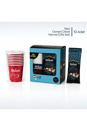 Osmanlı Dibek Kahvesi Ofis Seti 20 G X 10 Adet
