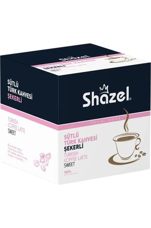 Hazır Sütlü Türk Kahvesi Şekerli - 22 gr (12 adet x 3 kutu) 36 adet