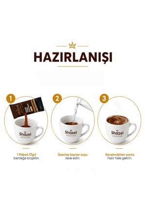 Hazır Türk Kahvesi | Sade | 100 gr | 3 Adet