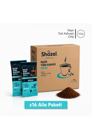 Hazır Türk Kahvesi | Orta | 100 gr | 16 Adet