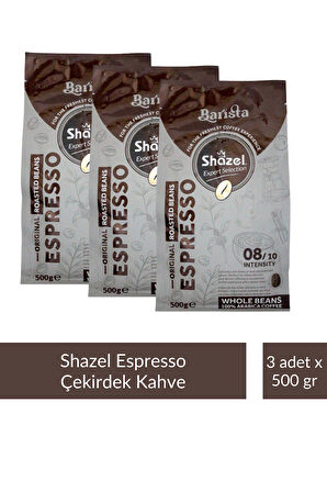 Shazel Çekirdek Espresso Kahve 500 gr x 3 Adet