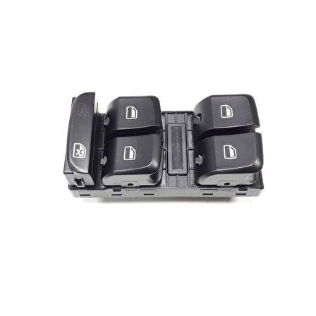 Audi A4 2009-2012 Sol Ön Kapı Dörtlü Cam Düğmesi 8K0959851