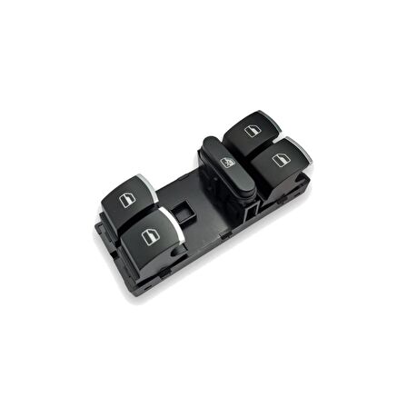 VW Golf 5 2004-2008 Sol Ön Kapı Cam Düğmesi Dörtlü Krom 5K4959857
