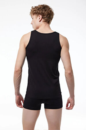 Erkek 2 li Siyah Gri Modal Atlet 008