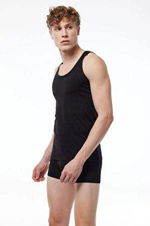 Erkek 2 li Siyah Gri Modal Atlet 008