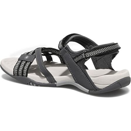 Lumberjack Eftal Siyah Kadın Sandalet Outdoor Ve Sahil Sandalet