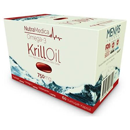 Nutramedica Krill Oil 750 mg 60 Kapsül