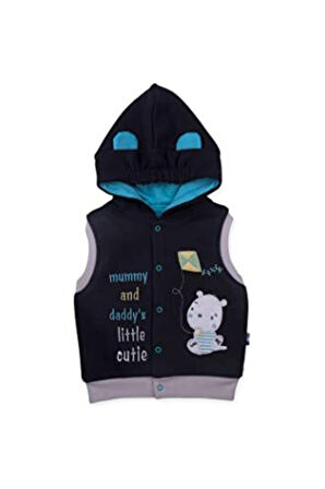 Erkek Bebek Lacivert Yelek 03499